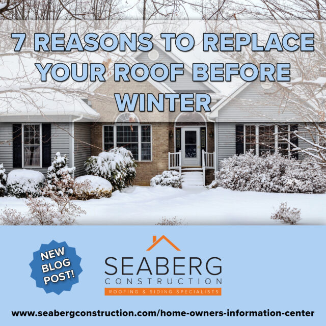 7 Reasons to Replace Your Roof Before Winter